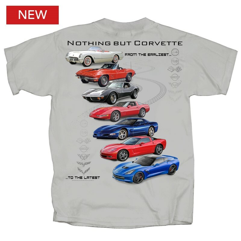 Joe Blow Nothing but Corvette Vintage American Muscle Cars Mens T Shirt CVNBC3