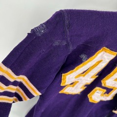 VTG 20s 30s Purple O’Shea Knitting Mills Wool Button Crotch Football Jersey 42