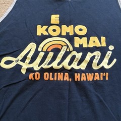Disney Aulani Hawaiian Resort Tank Top Ko Olina E Komo Mai Men’s Sz Large