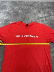 DoorDash T-Shirt Tee Mens Size XL Food Delivery Driver Door Dash Service