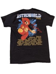 Travis Scott Astroworld Tour Wish You Were Here Black t-Shirt Size Small