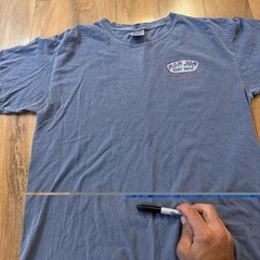 Ron Jon Surf Shop Panama City Beach Mens Large Blue Summer Cotton Comfort Colors