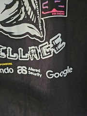 Black Adversary Village T Shirt Defcon 32 Engage Kindo Google AS Dize XL