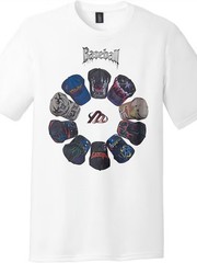 Baseball Cap Collage Casual Graphic T-Shirt-Retro Streetwear Dad Hat Daily Tee