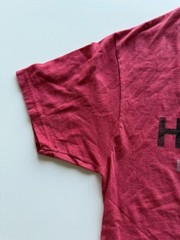 Hurley Men’s T-Shirt Heather Red Graphic Logo Short Sleeve 100% Cotton Sz Large