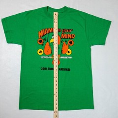VTG Fruit of the Loom T-shirt Medium ABA Miami On Your Mind 2001 Summer National