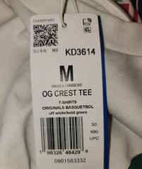 RARE! NEW MENS ADIDAS ORIGINALS OG CREST TREFOIL SHIRT ~SIZE MEDIUM #KD3614