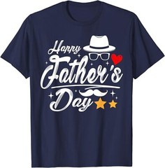 Happy Fathers Day 2024 For Men Dad Papa Grandpa Love Unisex T-Shirt