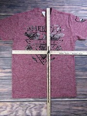 American Fighter Mens Medium Red Training T Shirt UFC MMA Gym Workout Sports