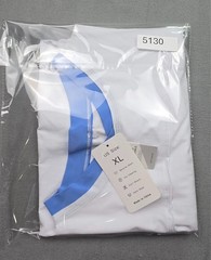 Songling New Trend Mens Pullover Shirt XL White Blue NWT