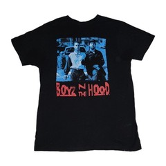 Boyz N The Hood Ice Cube Ripple Junction Dough Boy Tre Black Graphic T-Shirt M