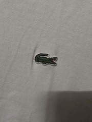 Lacoste Mens White Tee
