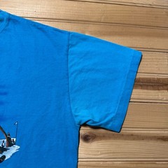 Vintage 80s Boracay Philippines Beach Tropical Travel Graphic T-Shirt Large