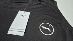 Puma Mens All In Sports Short Sleeve Sports Training Gym Level Up Tank Black