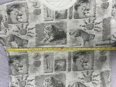 Vtg Big Cats All Over Print T-shirt XL 90s Lion Tiger Cheetah Leopard AOP