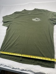 Eddie Bauer Men’s Green Graphic Logo Knit Crew Neck Short Sleeve XXL T-Shirt