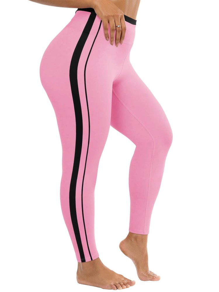 Womens Plus Size Yoga Leggings XL-5XL High Waisted Inseam Full Length Workout…