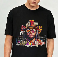 MACHO MAN RANDY SAVAGE GRAPHIC T-Shirt Size S-5XL