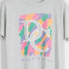 Vintage 90s Washington DC T Shirt Large – Tourism Distressed Single Stitch USA