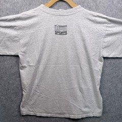 Vintage 90s Football A Way Of Life Retro Sports Graphic T-Shirt Grey L