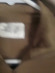 Bin# Cold Weather Undershirt Small Brown 1/4 Zip Long Sleeve 100% Polyester