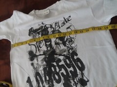 vintage COSPA STEINS GATE Collage Tshirt White Size: M