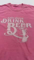 Comfort Colors Shirt Mens Medium Save Water Drink Beer Chris Young Music Funny