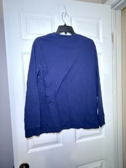 Ralph Lauren Polo Men’s XL Long Sleeve Logo Tee Navy & Yellow Logo Iconic Polo