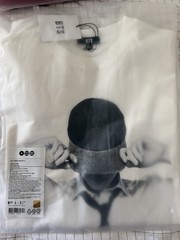 BTS JIN ARIRANG Official T-Shirt Pop Up Short Sleeve Large White USA SELLER RARE