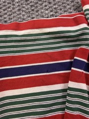 Polo Ralph Lauren Shirt Mens Large Multicolor Striped Cotton Tee Crewneck