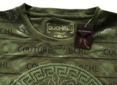 Men’s Bucheli T Shirt,Soft Cotton,Stretch,Italian Style L XL…..D1.B