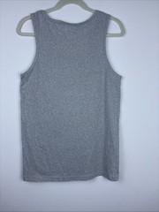Brisco Brands Toxic Skulls Cross Graphic Tank Top Mens Size S Gray