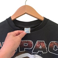Vintage Tupac Shakur Rap T Shirt Against All Odds Size XL REPRINT