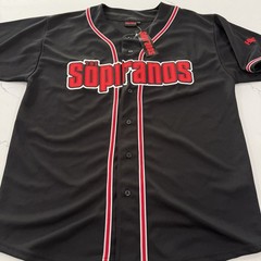 Vintage 90s The Sopranos Baseball Jersey NWT Men’s Size M HBO Exclusive #1 Rare