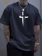Camiseta De Verano Para Hombres Camisa Casual De Manga Corta Ropa De Moda Fiest