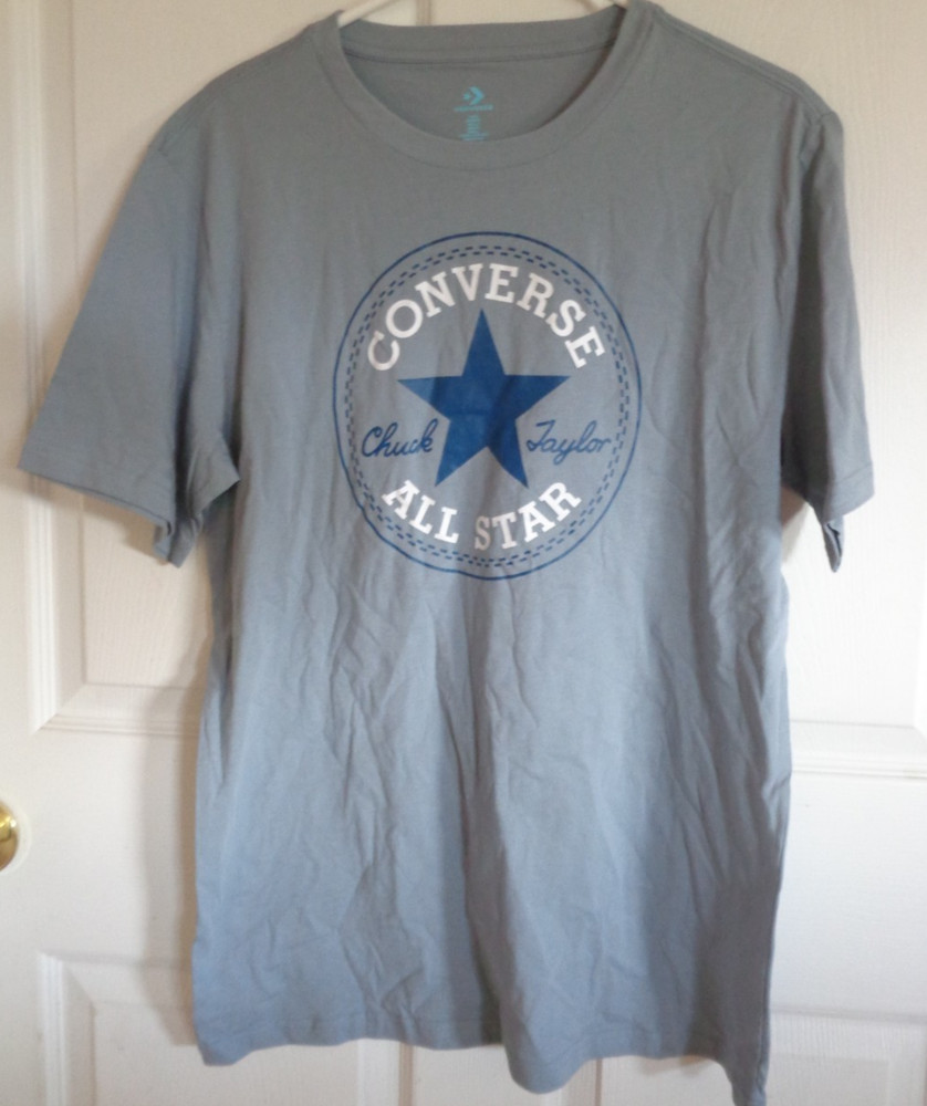 NWT Men’s – Converse All Star – Blue – Short Sleeve Shirt – Size M