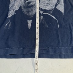 Oasis Abercrombie & Fitch Cropped T Shirt Size XL Blue Boxy Double Sided
