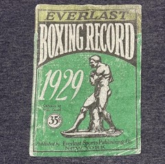 Everlast Boxing Record 1929 Navy Blue Graphic Tee Men’s XL Cotton