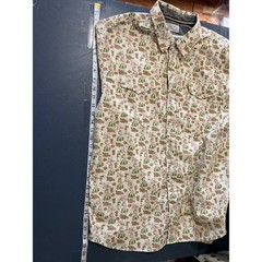 JACHS New York Mens Tiki Print Shirt XL Short Sleeve Button Up Tropical Resort