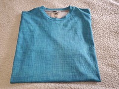 RICHARD CHOI The One NEW Crew Neck Digital Print Aqua S/S TShirt SZ XL