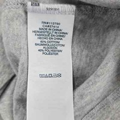 True Religion Shirt Mens Large Gray Heather Spellout Long Sleeve Crew Neck