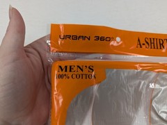 Urban 360 – Men’s – A-Shirt – Size x1 – 4 Pack