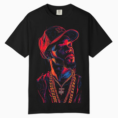 Men Hip Hop Graphic Art Print Tee, Comfort Colors T Shirt, Unisex Streetwear Tee
