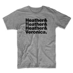 Heathers T-Shirt. Black, White, Gray or Red Tee. Heathers Movie Musical Comfy!
