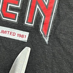 Iron Maiden Purgatory 1981 President Exclusive Mens Shirt Large Black Sleveless