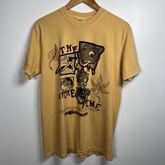 Comfort Colors Men’s Hundred Graphic T- Shirt 100% Cotton Medium Yellow