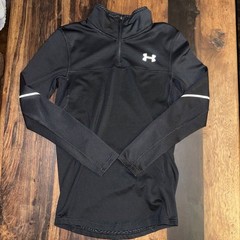 Under Armour 1/4 Zip Pullover Men’s M Gray Performance Long Sleeve Athletic