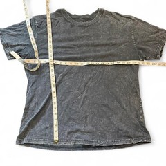 Weston Jon Boucher Dark Gray Acid Wash T Shirt XL 100% Cotton Grunge Skater