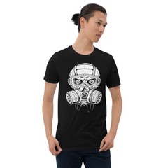 SKULL AND GASMASK AWESOME GRAPHIC Short-Sleeve Unisex T-Shirt