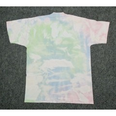 90s Fruit of the Loom Pastel Tie Dye T-Shirt Single Stitch Mens Large